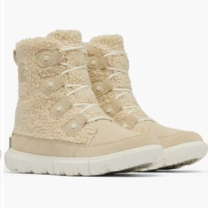Sorel Tan Shearling Winter Boots - waterproof boot #23